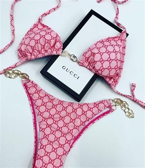 gucci red bikini|Gucci bikini etsy.